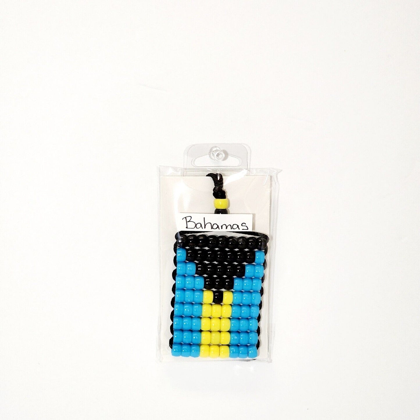 Bahamas Flag Car Mirror Danglers Necklace .