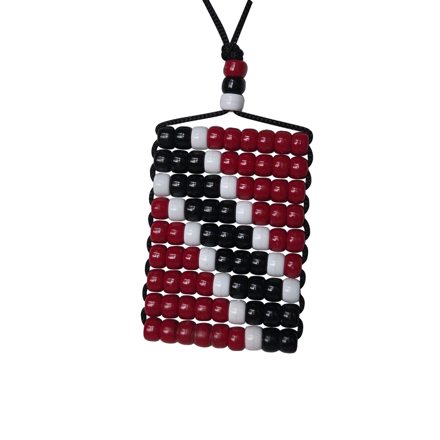 Trinidad Flag Car Mirror Danglers/ Carnival Necklace .