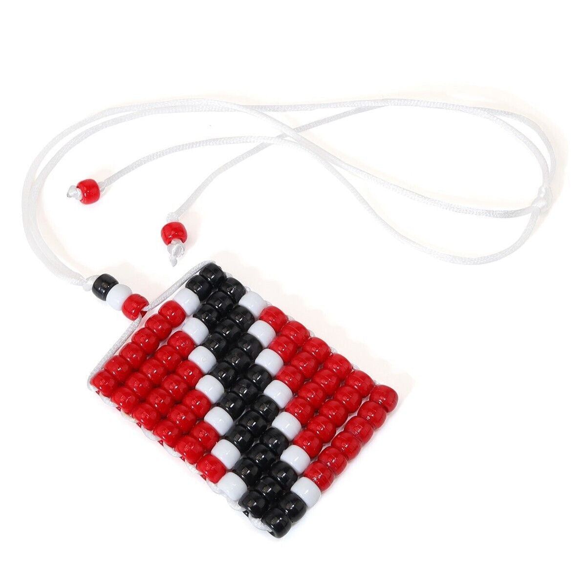 Trinidad Flag  Car Mirror Danglers/ Carnival Necklace .