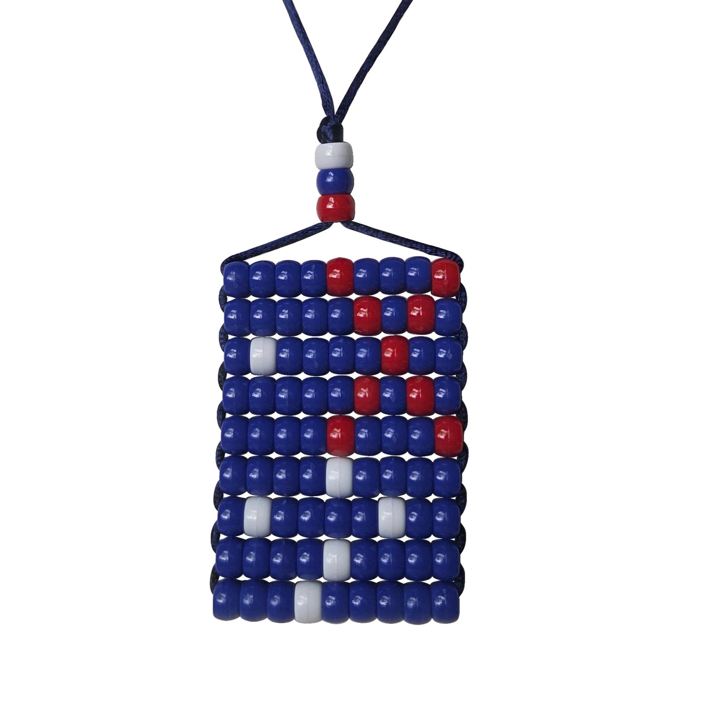Australia Flag Car Danglers. Mini Beaded Flag 2.5" x 3". Adjustable.