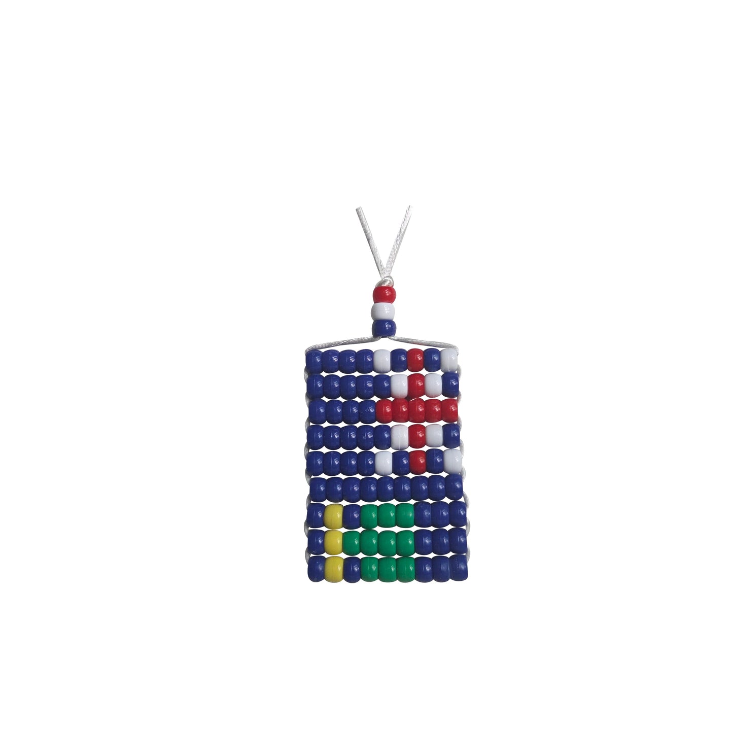 British Virgin Island - BVI Flag  Car Mirror Danglers/ Carnival Necklace .