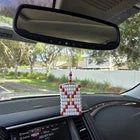Florida State Flag Car Danglers. Mini Beaded Flag 2.5" x 3". Adjustable.